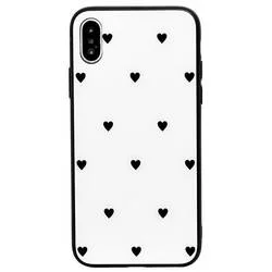 Coloriage Iphone avec coque à motif de cœurs
