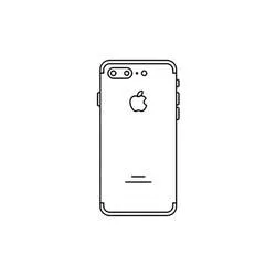 Coloriage IPhone avec caméra double et logo Apple