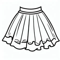 Jupe - Coloriages gratuits à imprimer