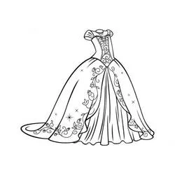 Robe - Coloriages gratuits à imprimer