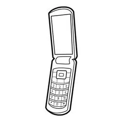 Téléphone - Coloriages gratuits à imprimer