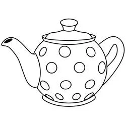 Théière - Coloriages gratuits à imprimer