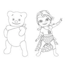 Bébé Lilly - Coloriages gratuits à imprimer