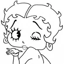 Betty Boop - Coloriages gratuits à imprimer
