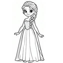 Elsa - Coloriages gratuits à imprimer