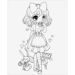 Kawaii - Coloriages gratuits à imprimer