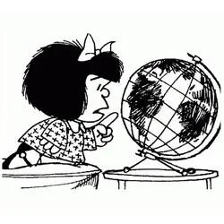 Mafalda - Coloriages gratuits à imprimer