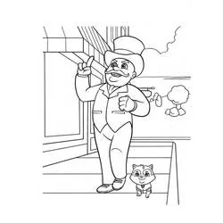 Coloriage Maire Hellinger (Personnages de dessins animés) #181906, dessin gratuit prêt à imprimer