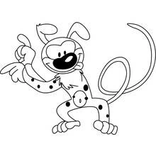 Marsupilami - Coloriages gratuits à imprimer