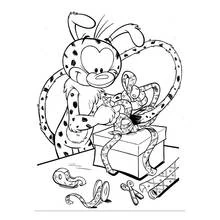 Page de coloriage Marsupilami (Personnages de dessins animés) #50122, gratuite à imprimer Page de coloriage Marsupilami (Personnages de dessins animés) #50122, gratuite à imprimer