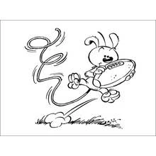 Illustration au trait Marsupilami (Personnages de dessins animés) #50179 prête à colorier Illustration au trait Marsupilami (Personnages de dessins animés) #50179 prête à colorier