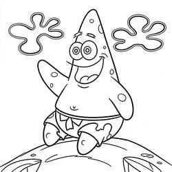 Page de coloriage Patrick Étoile (Personnages de dessins animés) #220624, gratuite à imprimer