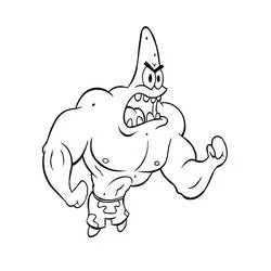 Dessin Patrick Étoile (Personnages de dessins animés) #220629 à colorier pour petits et grands