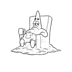 Dessin Patrick Étoile (Personnages de dessins animés) #220640 à colorier pour petits et grands