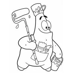 Page de coloriage Patrick Étoile (Personnages de dessins animés) #220647, gratuite à imprimer