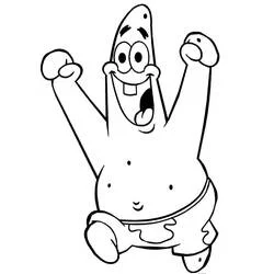 Coloriage Patrick Étoile (Personnages de dessins animés) #220652 à imprimer et colorier