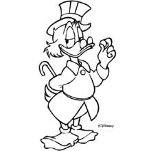 Picsou - Coloriages gratuits à imprimer