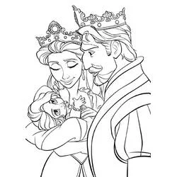 Coloriage Raiponce #170062 à imprimer et colorier