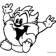 Taz - Coloriages gratuits à imprimer