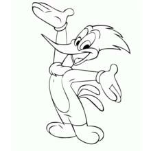 Woody Woodpecker - Coloriages gratuits à imprimer