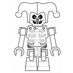 Coloriage Robot bouffon squelette aux membres articulés Coloriage Robot bouffon squelette aux membres articulés