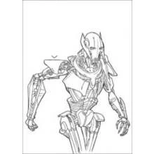 Coloriage Robot en posture de guerrier mécanique Coloriage Robot en posture de guerrier mécanique