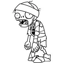 Zombie - Coloriages gratuits à imprimer