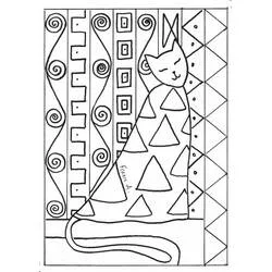 Gustav Klimt - Coloriages gratuits à imprimer