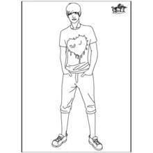Justin Bieber - Coloriages gratuits à imprimer
