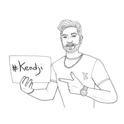 Kendji Girac - Coloriages gratuits à imprimer