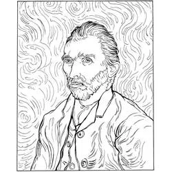 Vincent Van Gogh - Coloriages gratuits à imprimer