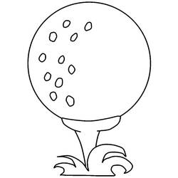 Golf - Coloriages gratuits à imprimer
