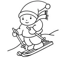 Luge - Coloriages gratuits à imprimer