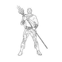Aquaman - Coloriages gratuits à imprimer
