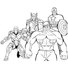 Super-héros et Super-vilains - Coloriages gratuits à imprimer