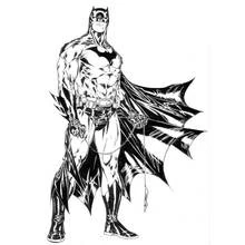 Coloriage Batman debout avec un grappin