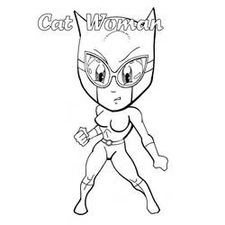 Coloriage Catwoman #205863 à imprimer et colorier