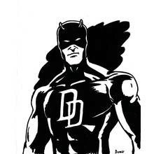 Coloriage Daredevil dans son costume classique