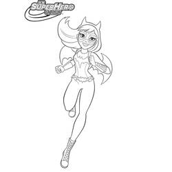 Coloriage DC Super Hero Girls #199481 à imprimer et colorier