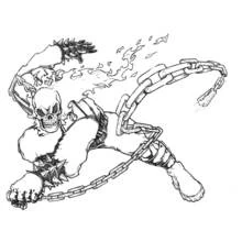 Ghost Rider - Coloriages gratuits à imprimer