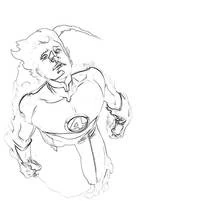 La Torche Humaine - Coloriages gratuits à imprimer