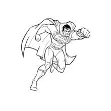 Coloriage Superman (Super-héros et Super-vilains) #83628 à imprimer et colorier