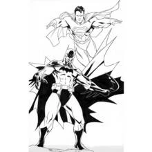 Dessin à colorier Superman (Super-héros et Super-vilains) #83684, gratuit à imprimer