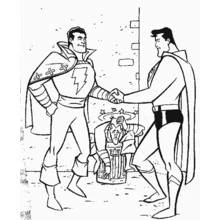 Coloriage Superman (Super-héros et Super-vilains) #83882 à imprimer et colorier