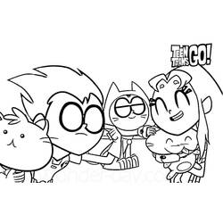 Coloriage Teen Titans Go #196445 à imprimer et colorier