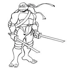 Tortues Ninja - Coloriages gratuits à imprimer