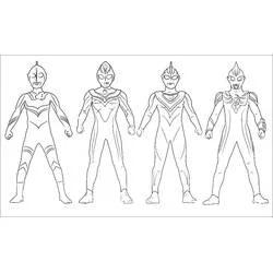 Ultraman - Coloriages gratuits à imprimer