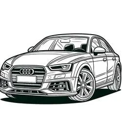 Audi - Coloriages gratuits à imprimer