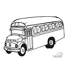 Coloriage Autobus / Autocar (Transport) #135297, dessin gratuit prêt à imprimer