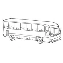 Joli coloriage Autobus / Autocar (Transport) #135300, prêt à imprimer
